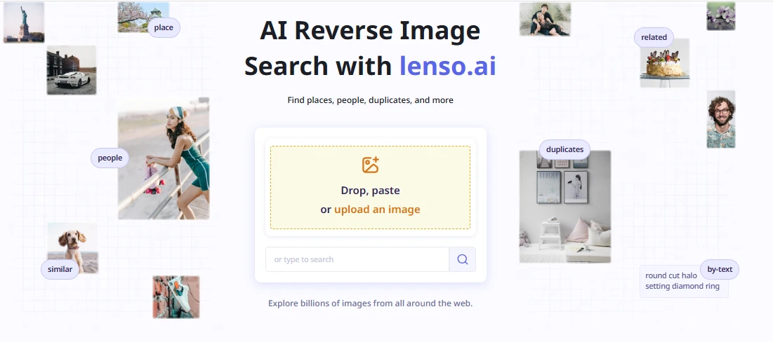 Screenshot of Lenso AI