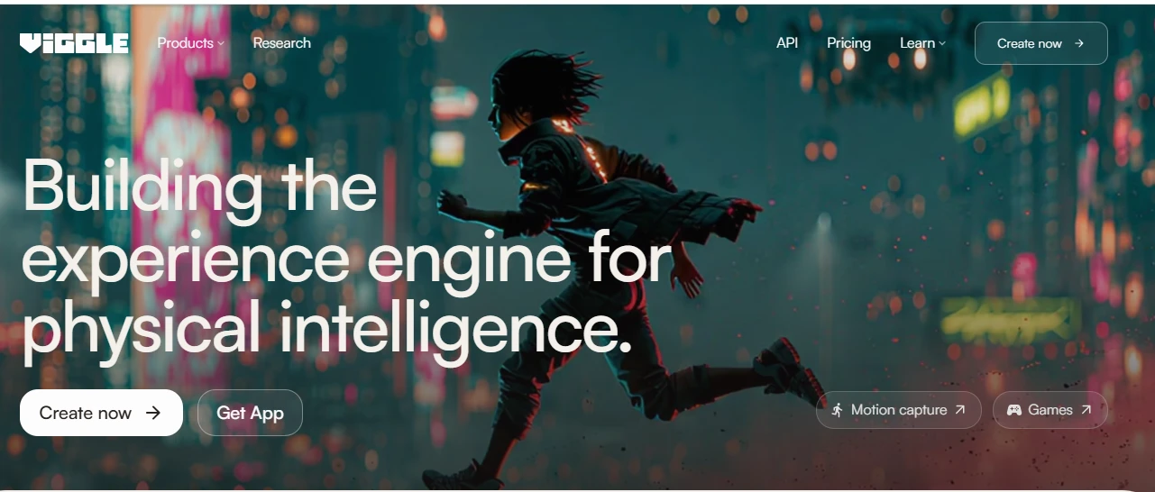 Screenshot of Viggle AI